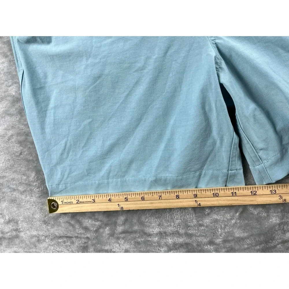 Faherty All Day Shorts Men 35 Blue Drawstring Stretch 7